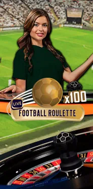 Crupier de la ruleta de fútbol en vivo